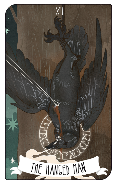 my new project “Forgotten legends tarot”.THE HANGED MAN…and more things in my instagram! 