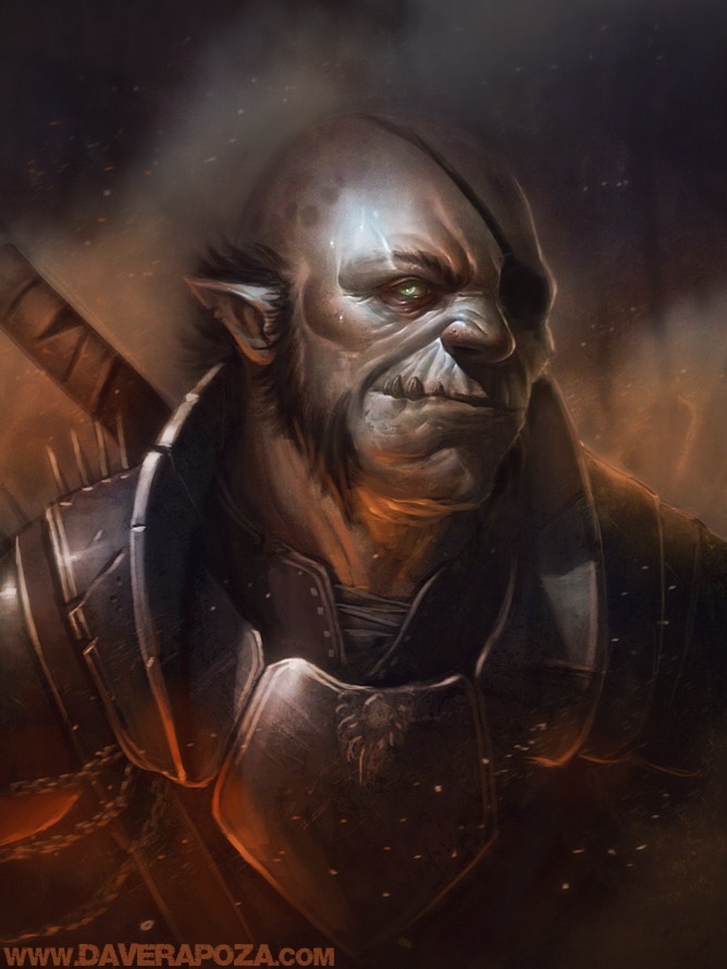 fallen-fighter-:  Orc  Orcs are aggressive, callous, and domineering. Bullies by