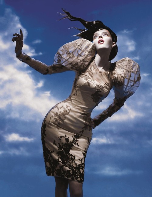 artfulfashion: Designer Alexander McQueen Editorial from Dazed, June 2007; photo by Ali Mahdavi