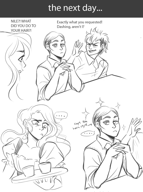 drinkyourfuckingmilk:  here is the first part of the erwin/marie/nile headcanons *downs a fifth of vodka* 