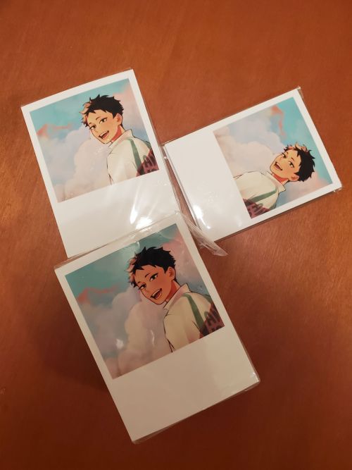  PRODUCTION UPDATE First batch of polaroids is here! The colours are so stunning Our digital product