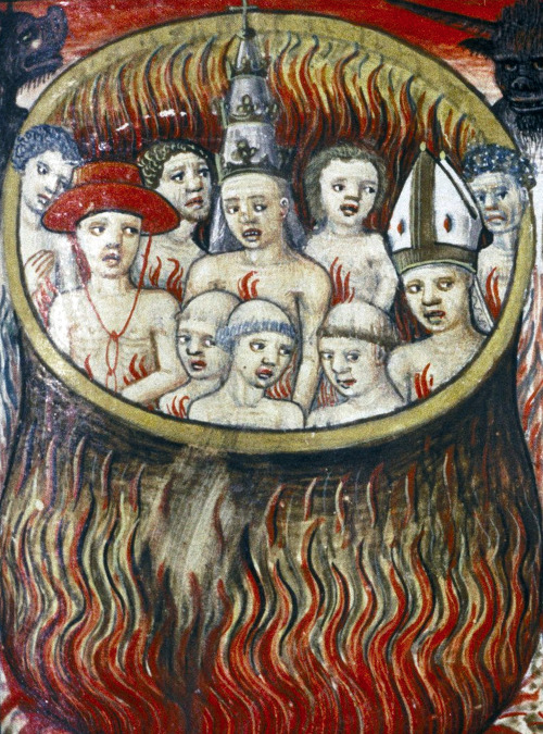 boiled clergyLivre de la Vigne nostre Seigneur, France ca. 1450-1470Bodleian, MS. Douce 134, fol. 85