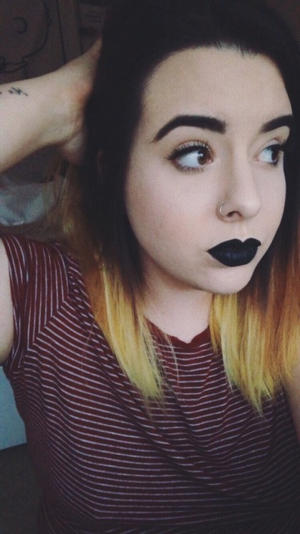 black lipstick