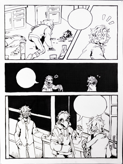 ALSO HI I DID SOME MOCK COMIC PAGES.i’m playing around with the idea of doing my comic traditionally