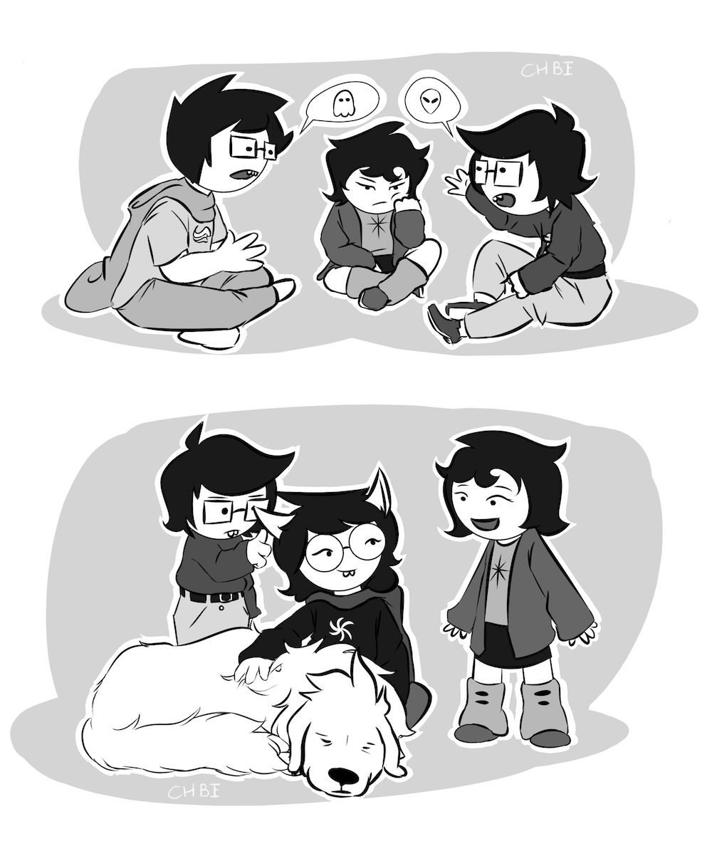chbichee:I’m liking this style. Harley family reunion! (also dirk)
