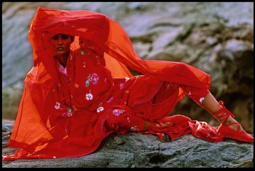 Hans Feurer, photography for Kenzo Takedo&rsquo;s advertising campaign, 1983. It launched the career