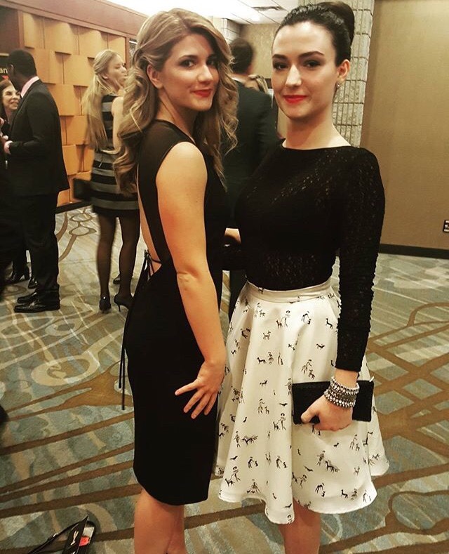 elise3aum:  Elise Bauman and Natasha Negovanlis at the CdnScreen16 awards {09/03/16}