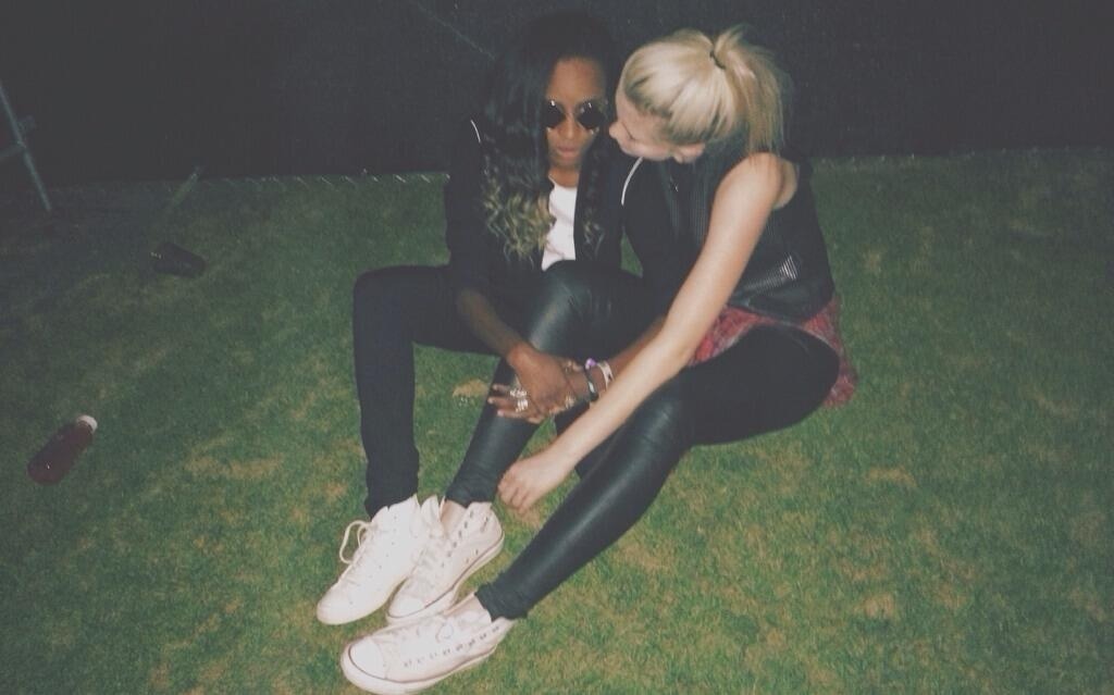 where-are-all-the-heroes:  I give you the lesbian couples of 2014  Angel Haze &amp;