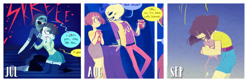 monsterpopcomic:since we’re on a little hiatus, i thought i’d make a little review for this past yea