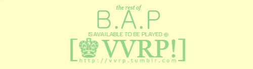 vvrp:Zelo wants his hyungs in VVRP!Masterlist | Rules | Join Us!