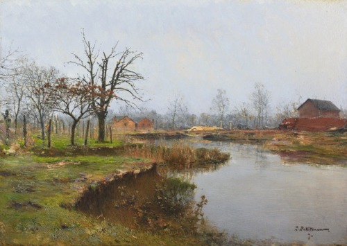 The Pond at Jupille, Ivan Pokhitonov, ca. 1907-13