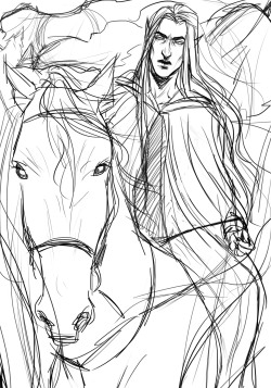 Exhausted late night thoughts: do mages wearing long robes ride side saddle?