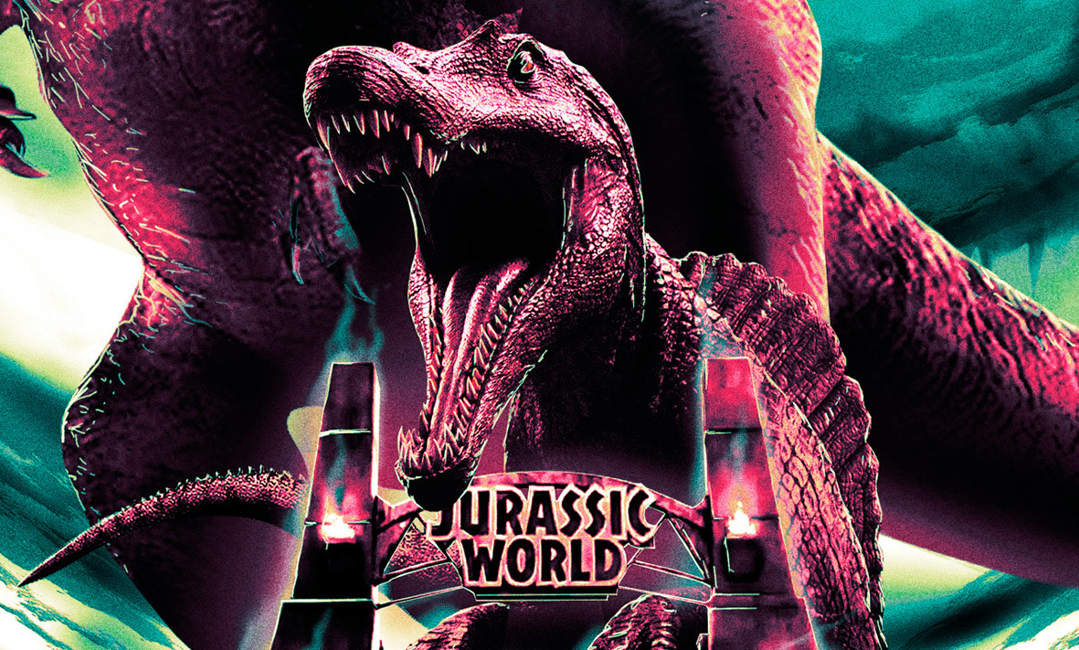 pixalry:  Jurassic World Poster - Created by Scott Woolston