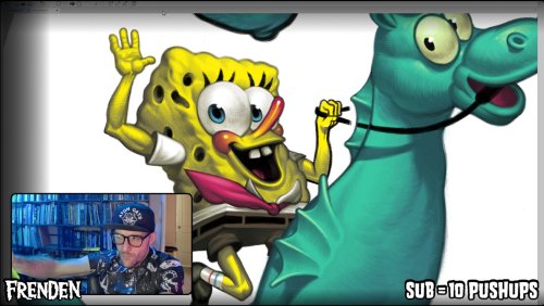 I’m about to go live on Twitch and finish up this SpongeBob art. THEN, D&D character art or brushmaking or or or…
SEE STREM, JOIN STREM: http://twitch.tv/FRENDEN