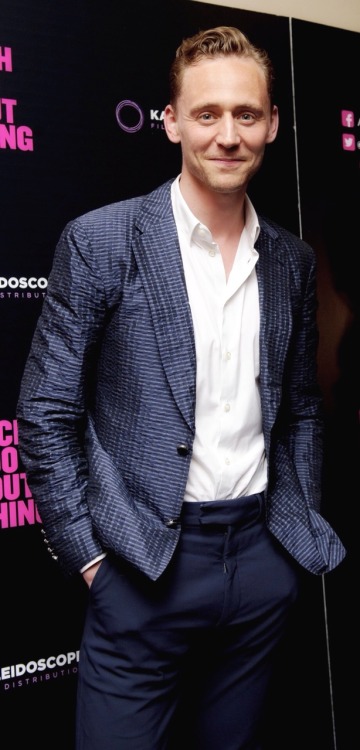 the-haven-of-fiction:~ Tom Hiddleston attends the gala screening of Joss Whedon’s “Much Ado About No