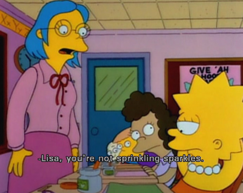 daddythedragon: The great part was this was Lisa reacting to a standardized test saying she’d 