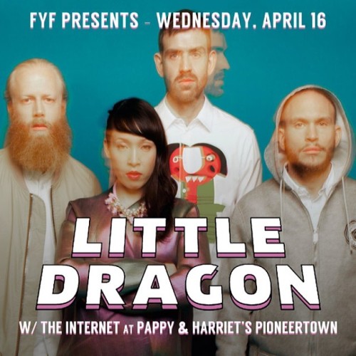 JUST ANNOUNCED: @LittleDragon﻿ with @Intanetz﻿ at @Pappy_Harriets﻿ Pioneertown on Wednesday, April 16th. Tickets go on sale Friday, February 28th at 12pm. Hope to see you there.
www.ticketfly.com/purchase/event/487501