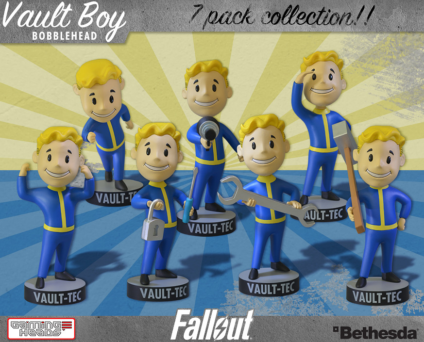 insanelygaming:  Fallout Vault Boy bobbleheads available for preorder Price: $79.99