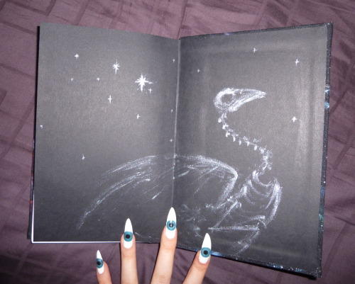 It was a few weeks late, but this is the sketchbook I made @silver-and-stardust for Christmas! I ask