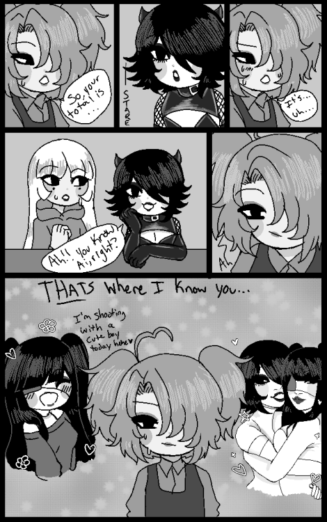 OC comic - ‘A Date’ ; Also this is on my neocities!!! ‘w’9OCS: Yukio, Eiichi