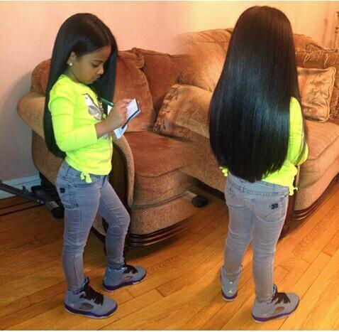 titytwochainz:  halaalpussy:  this lil girl need to go on somewhere how her hair