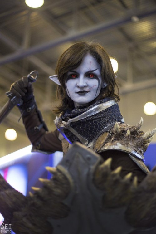 Nice start of the October! Dunmer Warrior - Valara Atran  came to IgroMir (GameWorld) and Russi