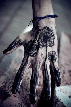 inkedideas:  Different hand tattoo