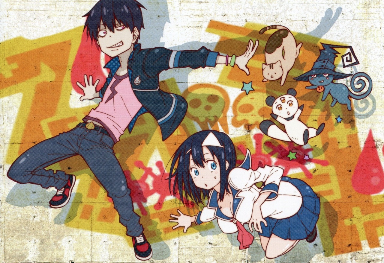 as-warm-as-choco:  BLOOD LAD (ブラッドラッド) End Cards byYuusuke Kozaki,