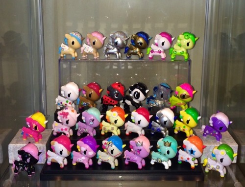 moderndollcollector: My completed Neon Star Unicorno collection!