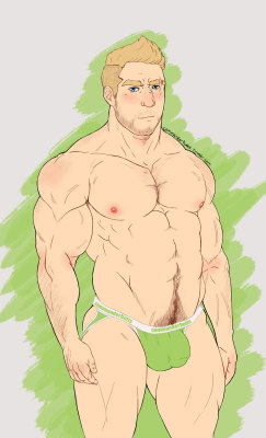 commanderbutts:  Well I did some more work on him. Applied proper colour pallets, colour to the line woe and some smaller details ahaha. Fuckin Shouta you beefy Scottish tank why must your body be so hard to draw orz I swear down tho I open up photoshop