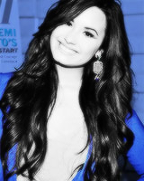 haaleema:  Demi Lovato + blue  adult photos