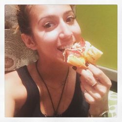 Pizza, I missed you! #pizzaistruelove ❤️