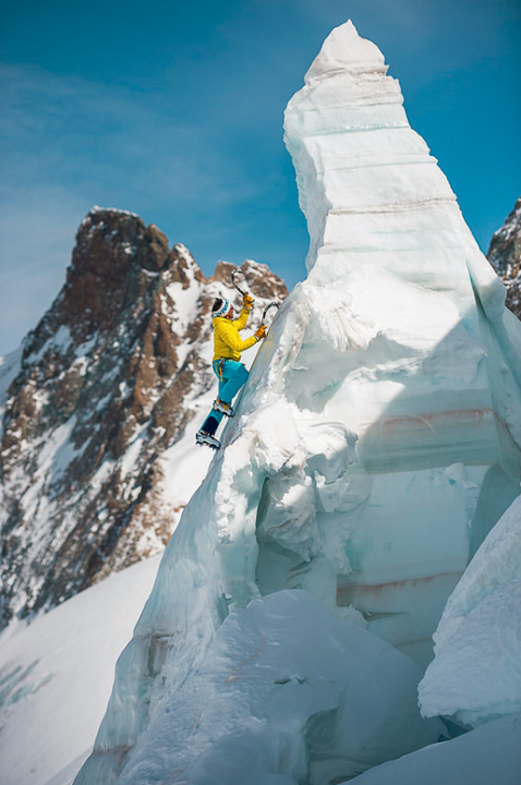 Climbing in France