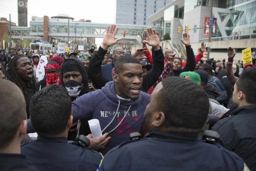 Porn Pics insurrectionnews:  Baltimore, USA, 25.04.15: