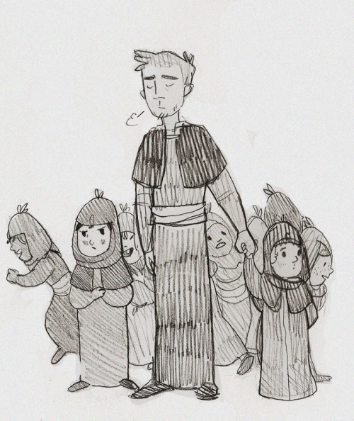 freckled-knight: in kinloch hold they make older apprentices sit with all those little mages