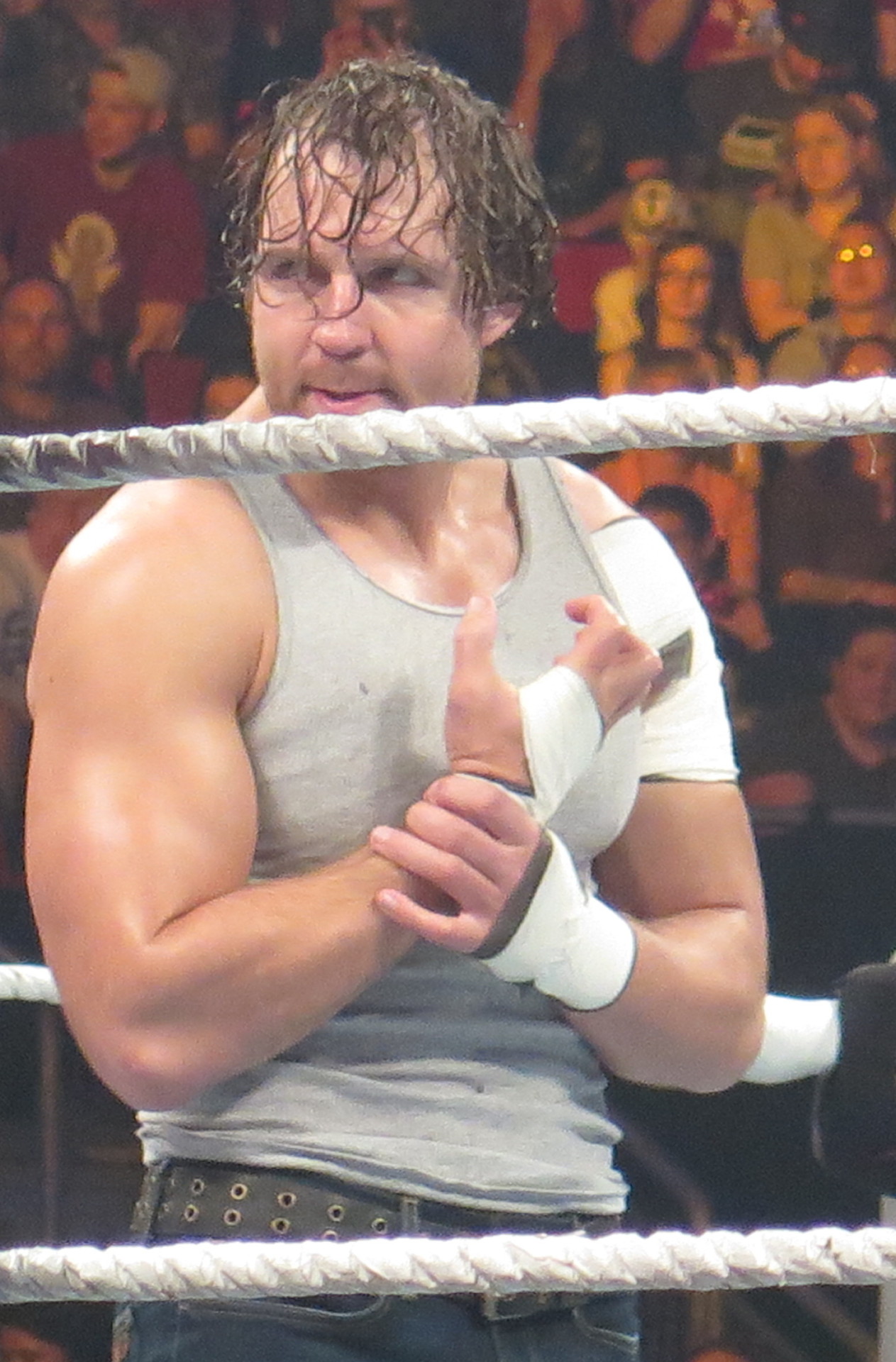  Dean Ambrose v Cesaro—12 August SmackDown taping—Part 1 