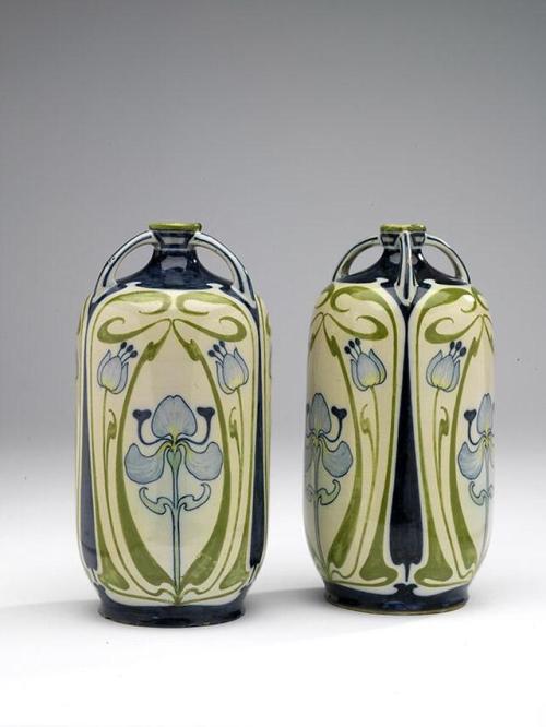 centuriespast: Pair of vasesGeography:Florence, ItalyDate:Designed after 1896, made c. 1900-1906Make