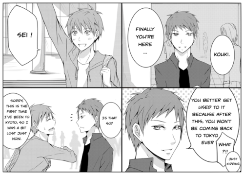 AKASHI X FURIHATA DOUJINSHI. &ldquo;NATURAL DAY&rdquo; (2014) / PART 1SFW, humour, romance. ========