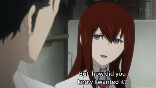 Kurisu is afraid to ask