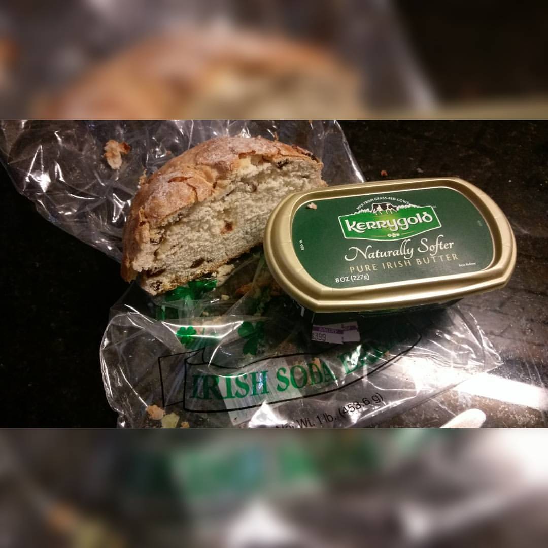 Irish Soda Bread with imported Irish Butter!!! So damn good!!!