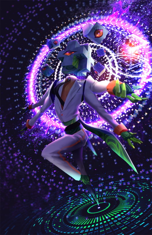 Commission For @potentialforart Of The Fusion Character Envisage (Fusion Of Two Of @2-ee S Characters)!