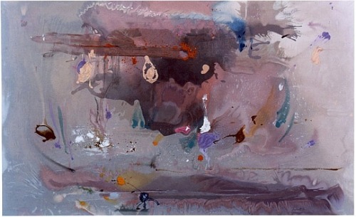 withthelightsout-:  Helen Frankenthaler: 1993 Radius woodcut 1994 Untitled acrylic 1998 Tales of Genji I woodcut 2000 Grey Fireworks silkscreen source 