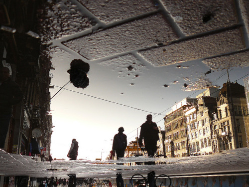 A flickr user's Reflections of Amsterdam album features pictures of the city’s reflections in 