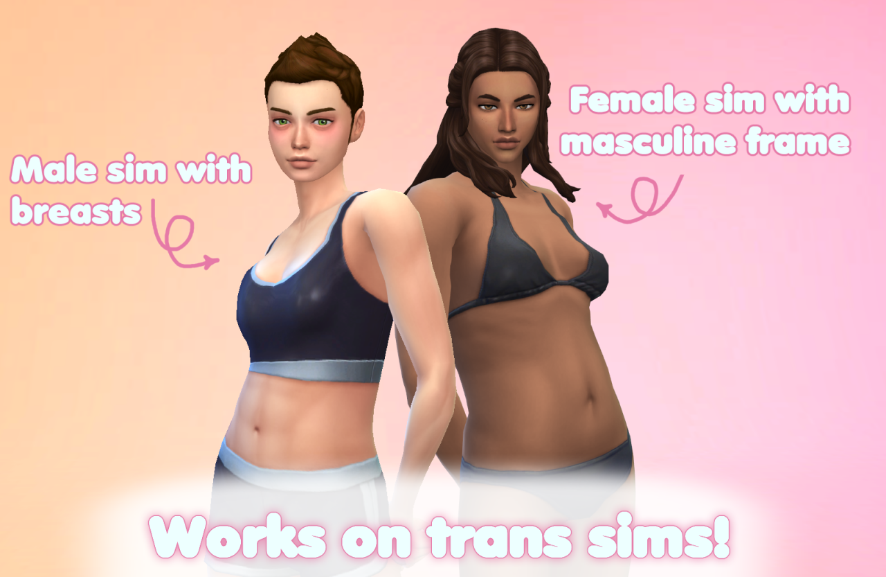 4 boobs sims The Sims