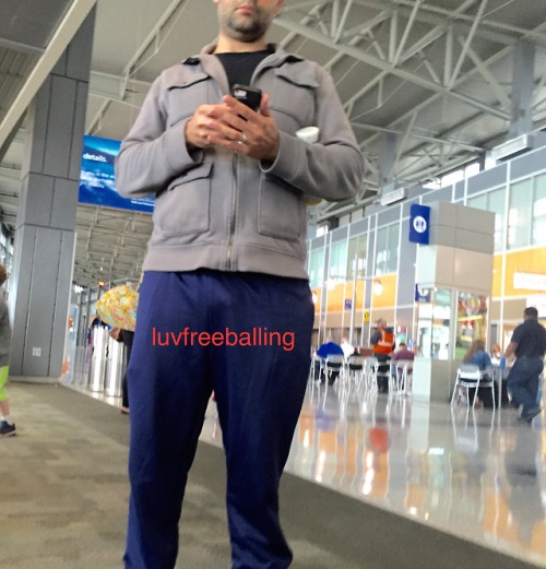 freeballing around town&hellip;.love the married guy at AUS airport