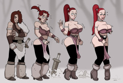 Blogshirtboy:  Kotepteef:  A @Blogshirtboy Barbarian Bimbo, How Brilliant! Original