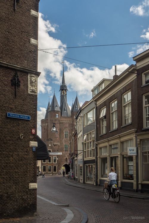 The Sassenpoort (Medieval City Gate) In Zwolle From Different Angles.
