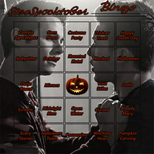 steodiscord:SteoSpooktober is only 7 days away! Which means today is the day I publish the Bingo Car