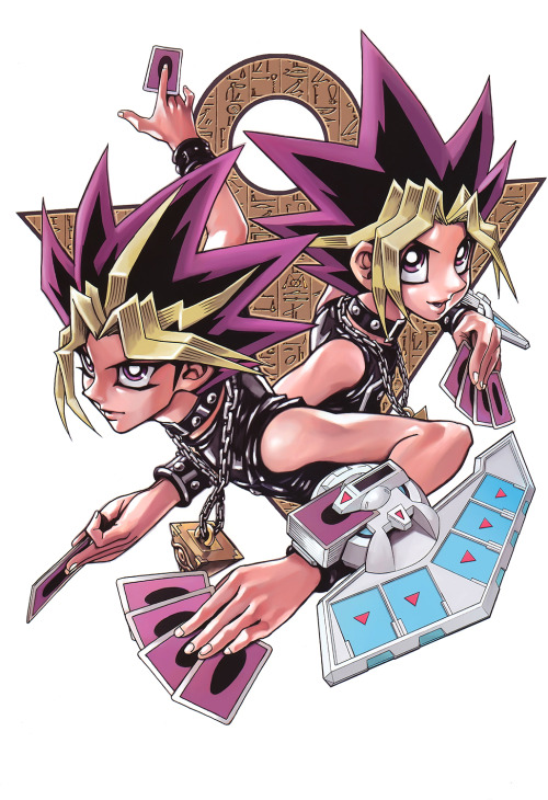 kamen-yaiba:Yu-Gi-Oh! Duel ArtThe amazing art of Kazuki Takahashi - Part 1  These are super, just amazing 