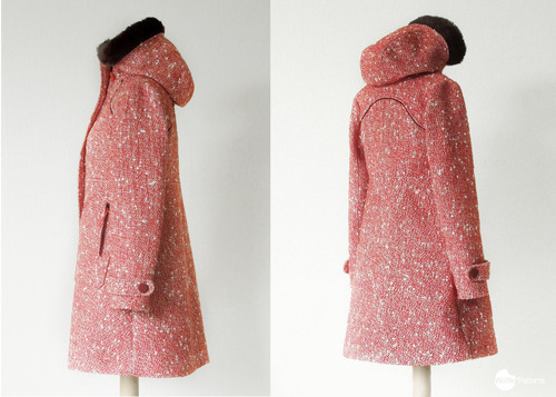 pdf sewing pattern hooded coat pepernoot